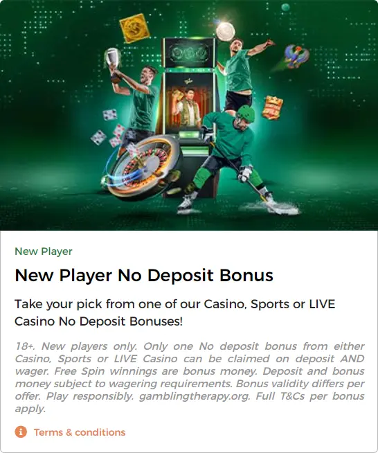 Mr Green Casino no deposit bonus